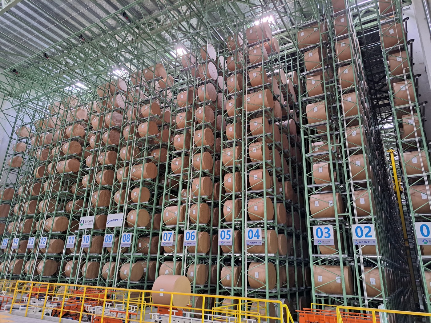 Automated roll storage