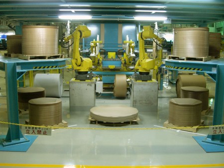 Rullanpakkauslinja / Roll Wrapping System